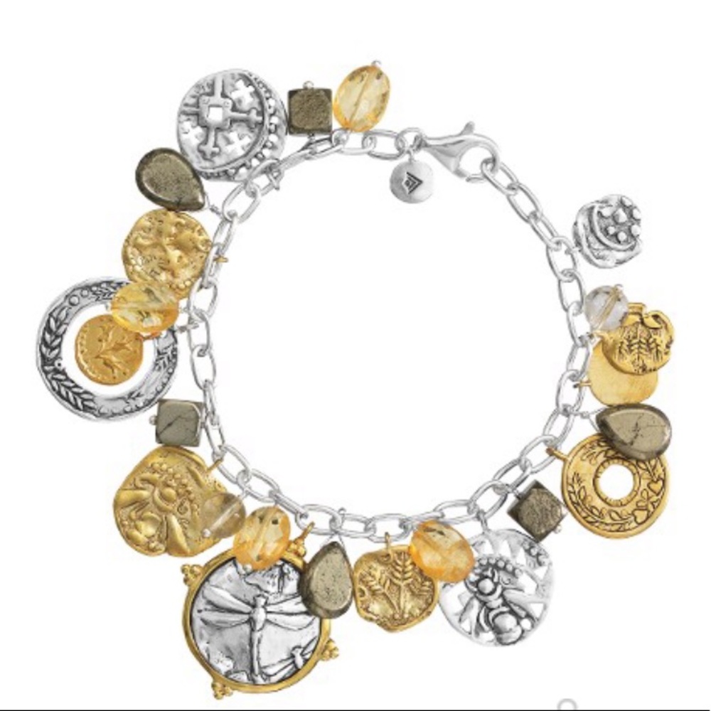 Silpada Perfect Composition Charm Bracelet.